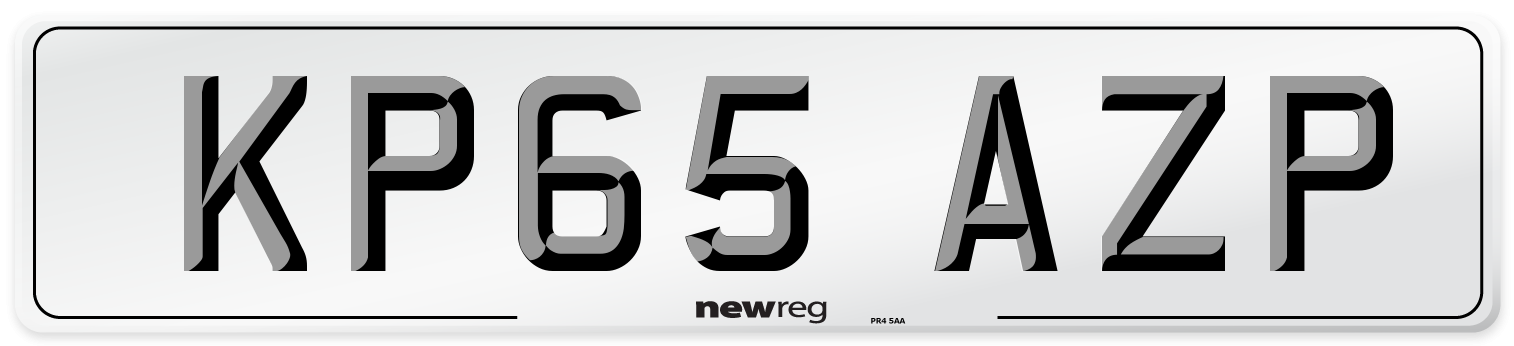 KP65 AZP Number Plate from New Reg